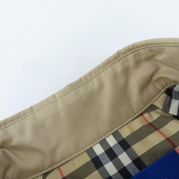 実際に弊社で買取させて頂いたBURBERRY BLUE LABEL/バーバリー ブルーレーベル ショート トレンチコート ジャケット FCF25-626-50/38の画像 5枚目