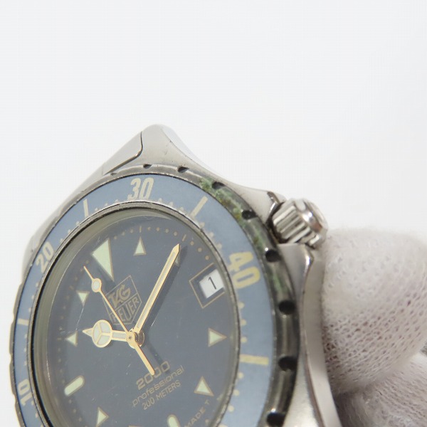実際に弊社で買取させて頂いたTAG HEUER/タグホイヤー DIVER デイト クォーツ/腕時計/ウォッチ 972.606 【動作未確認】の画像 5枚目