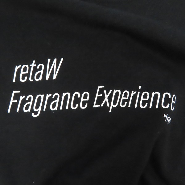 実際に弊社で買取させて頂いたretaW×FRAGMENT design/リトゥ×フラグメントデザイン ロゴプリント 半袖Tシャツ ブラック Mの画像 5枚目