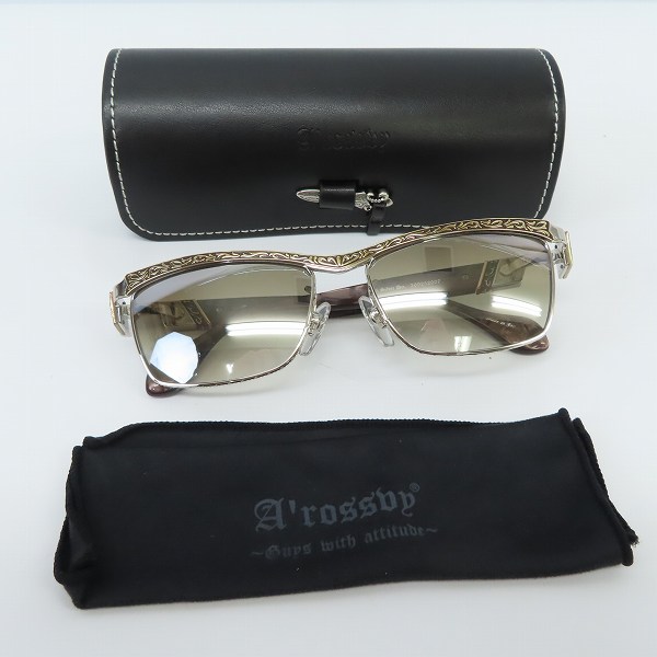 実際に弊社で買取させて頂いたA'rossvy/ロズヴィー サングラス Vol.21 2021年モデル 209252007の画像 9枚目