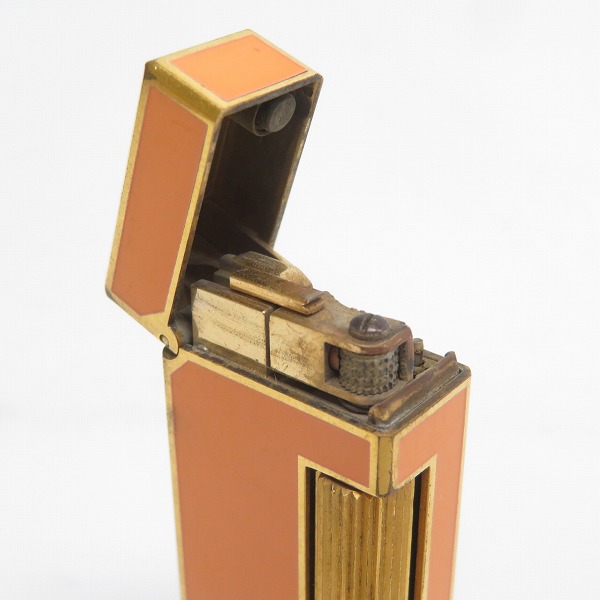 実際に弊社で買取させて頂いたdunhill/ダンヒル サイドローラーガスライター オレンジの画像 6枚目