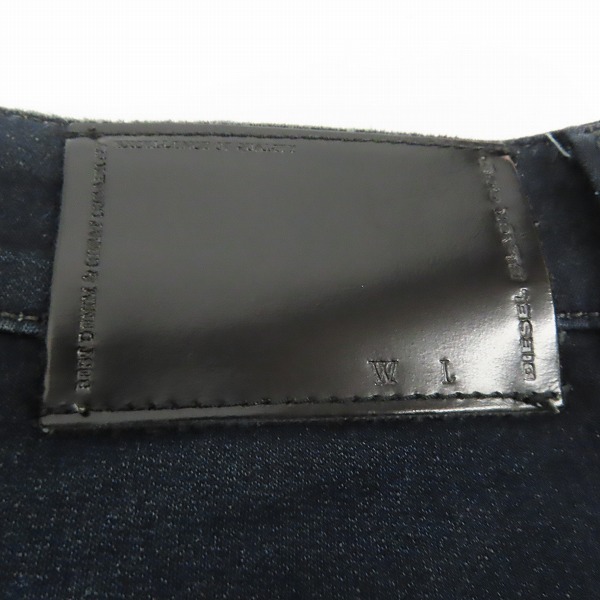 実際に弊社で買取させて頂いたDIESEL BLACK GOLD/ディーゼルブラックゴールド TYPE-247 ストレッチ デニムパンツ/ジーンズ Size：27の画像 8枚目