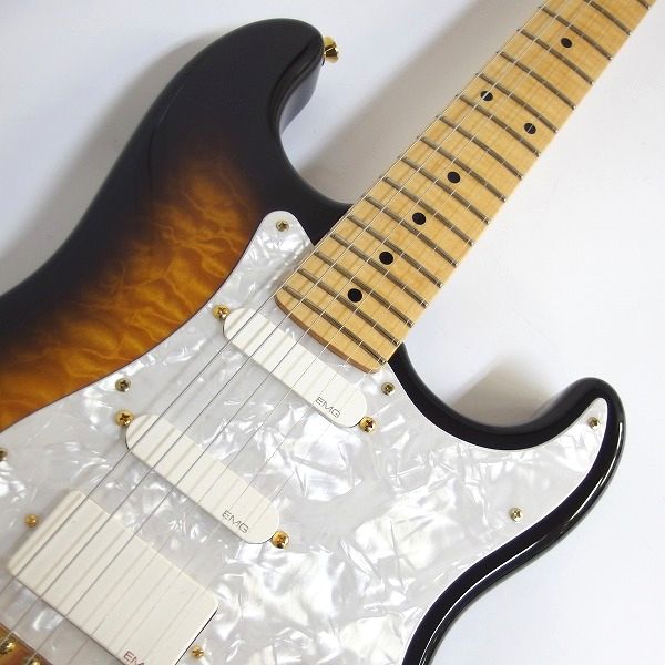 実際に弊社で買取させて頂いた★【美品】ESP/イーエスピー Custom Guitar Works N-ST-486 ストラトキャスターType EMG搭載 2006年製 ハードケース付の画像 5枚目