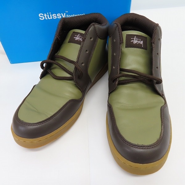 STUSSY/ステューシー IMPERIAL インペリアル レザースニーカー 038078 