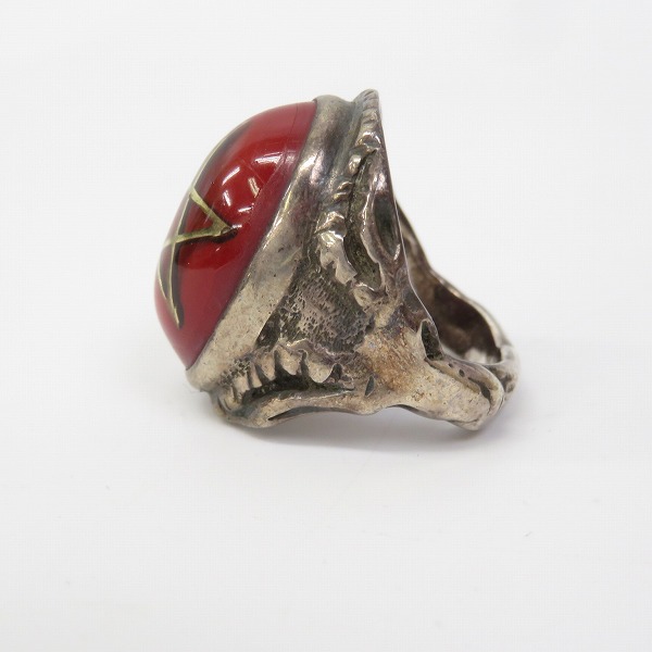 実際に弊社で買取させて頂いたALEX STREETER/アレックスストリーター エンジェルハートリング エワカレッド 15号の画像 2枚目