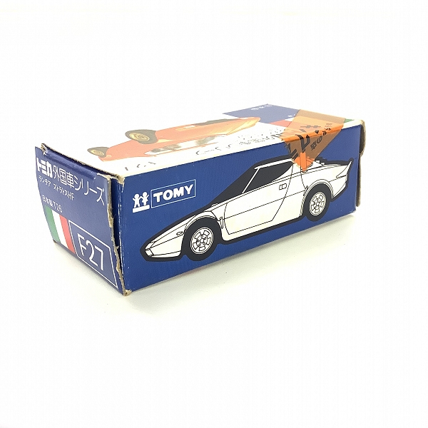 実際に弊社で買取させて頂いた(2)【空箱のみ】トミカ 外国車シリーズ 青箱 F27 ランチア ストラトスHFの画像 2枚目