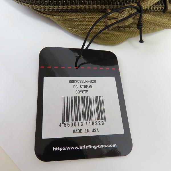 実際に弊社で買取させて頂いた【未使用】BRIEFING/ブリーフィング PG STREAM 2WAY バックパック/リュック BRM203B04の画像 6枚目
