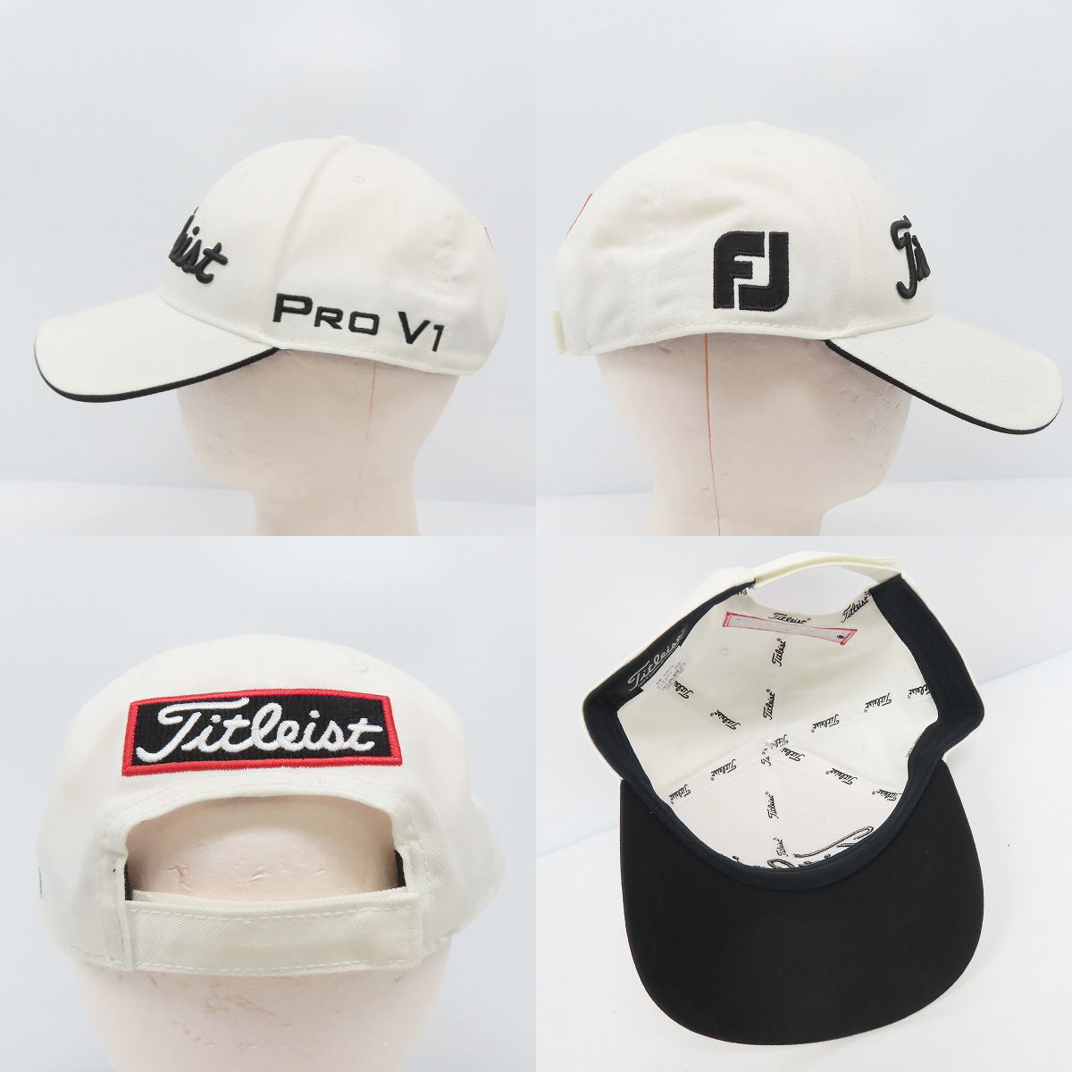 実際に弊社で買取させて頂いたTitleist/タイトリスト PRO V1 ツアーキャップ HJ8CTR 2点セットの画像 2枚目