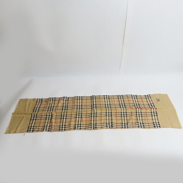 実際に弊社で買取させて頂いたBURBERRY'S/バーバリーズ ノバチェック スカーフの画像 3枚目