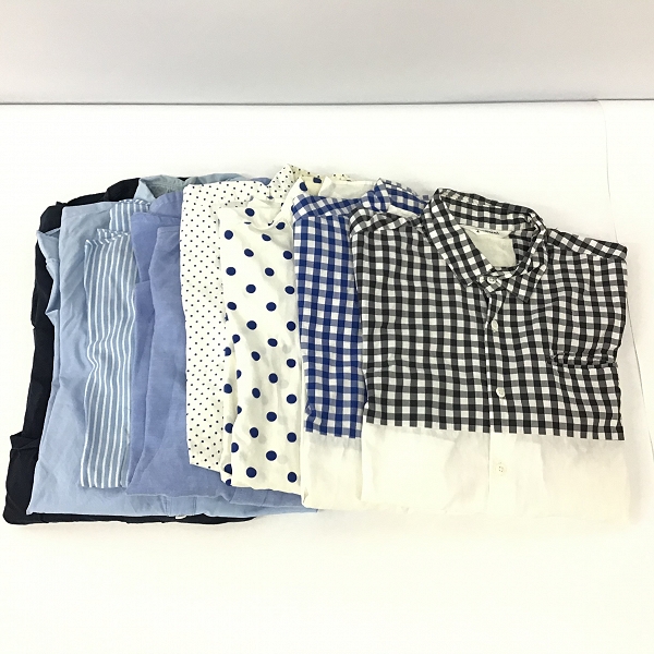 実際に弊社で買取させて頂いた【おまとめ品】バーバリー ブラックレーベル/クオドロ/ディガウェル 他 切り替えデザインシャツ/ボタンダウンシャツの画像 7枚目