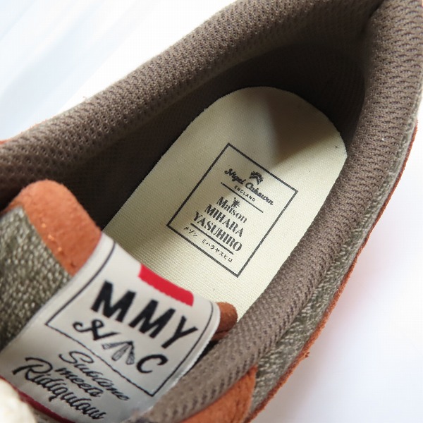 実際に弊社で買取させて頂いたNigel Cabourn×MIHARA YASUHIRO/ナイジェルケーボン×ミハラヤスヒロ マウンテンスニーカー/シューズ C07FW701/41の画像 4枚目