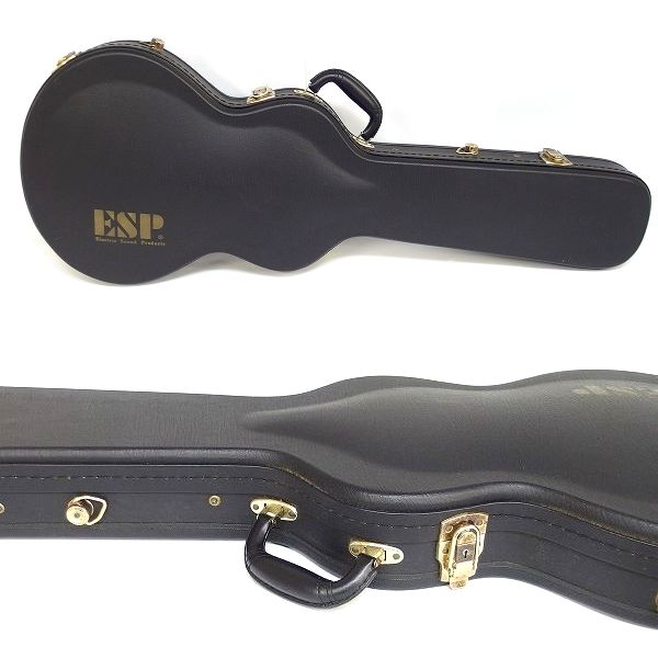 実際に弊社で買取させて頂いた★ESP/イーエスピー POTBELLY ＃DPCR/ポットベリー フィギュアドメイプルトップ エレキギター 2007年製 ハードケース付の画像 9枚目