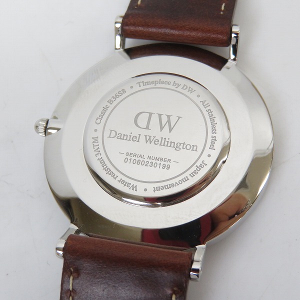 実際に弊社で買取させて頂いたDaniel Wellington/ダニエルウェリントン CLASSIC/クラシック 腕時計 B36S8【動作未確認】の画像 3枚目