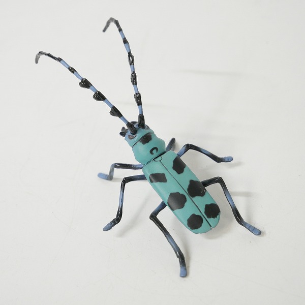 実際に弊社で買取させて頂いたFuruta/フルタ 海洋堂 チョコエッグ 日本の動物コレクション 144 ルリボシカミキリ 5点セット/昆虫/食玩/フィギュアの画像 2枚目