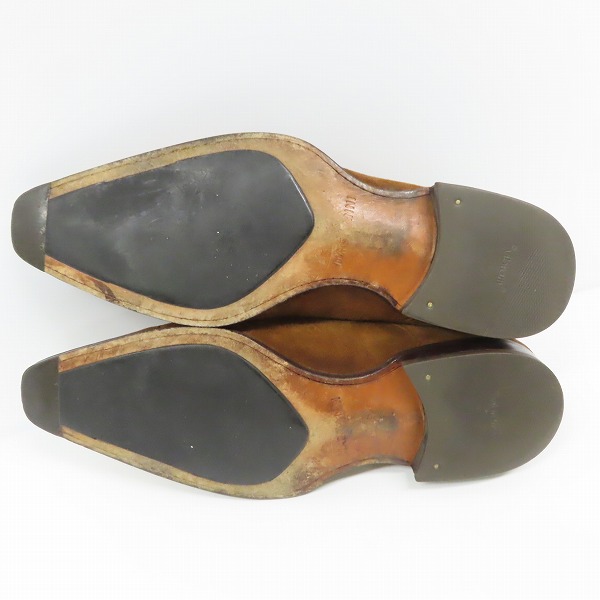 実際に弊社で買取させて頂いたMAGNANNI/マグナーニ モンクストラップ スエード ドレスシューズ 13623 /40の画像 2枚目