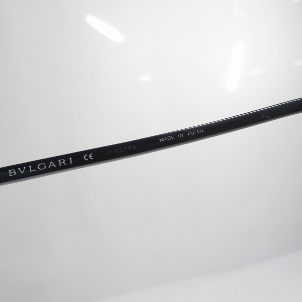 実際に弊社で買取させて頂いたBVLGARI/ブルガリ 度入り ハーフリム サングラスフレーム/アイウェア 2042Tの画像 6枚目