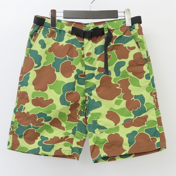 実際に弊社で買取させて頂いたColumbia×ATMOS LAB/コロンビア×アトモスラボ Pliny Peak Short ハーフパンツ 迷彩 カモ PM4420/M