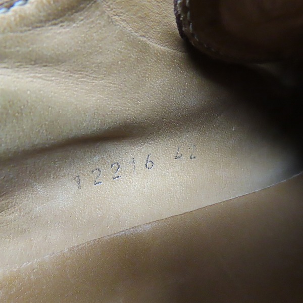 実際に弊社で買取させて頂いたDRIES VAN NOTEN/ドリス ヴァン ノッテン スウェードレザースニーカー 42の画像 5枚目