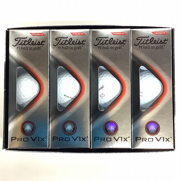 実際に弊社で買取させて頂いた(6)【未使用】Titleist/タイトリスト PRO V1x ゴルフボール 1ダース