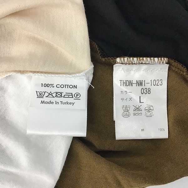 実際に弊社で買取させて頂いたDRIES VAN NOTEN/ドリス ヴァン ノッテン バイカラー VネックTシャツ 2点セットの画像 3枚目