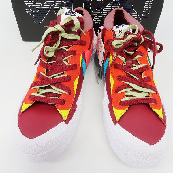 実際に弊社で買取させて頂いた【未使用】NIKE×SACAI×KAWS/ナイキ×サカイ×カウズ BLAZER LOW Team Red/ブレーザーロー チームレッド DM7901-600/28