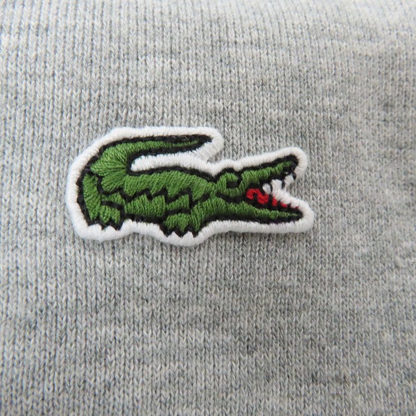 実際に弊社で買取させて頂いたLACOSTE/ラコステ レギュラーフィット プレミアムコットンクルーネックスウェット SH100EL-CCA/Mの画像 4枚目