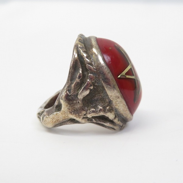 実際に弊社で買取させて頂いたALEX STREETER/アレックスストリーター エンジェルハートリング エワカレッド 15号の画像 4枚目