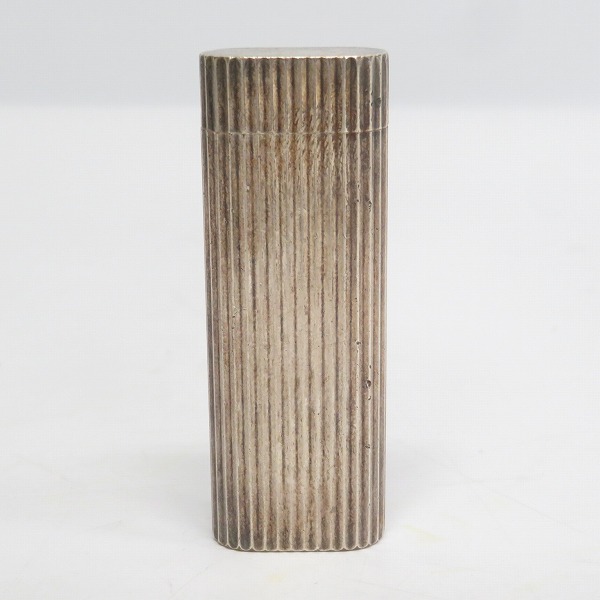 実際に弊社で買取させて頂いたCartier/カルティエ ローラーガスライター シルバー/ストライプの画像 1枚目