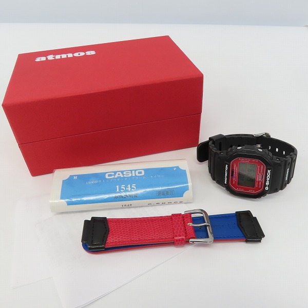 実際に弊社で買取させて頂いたG-SHOCK/G-ショック atoms/アトモス スクエアケース DW-5600VTの画像 7枚目