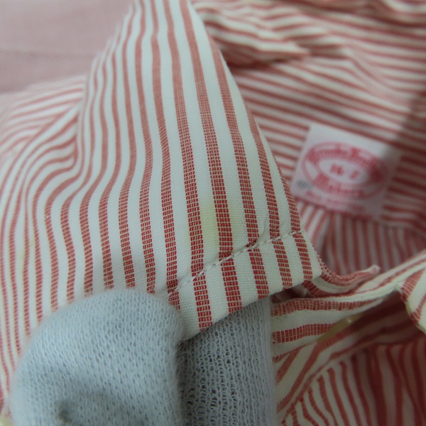 実際に弊社で買取させて頂いたBrooks Brothers/ブルックスブラザーズ 無地/ストライプ/チェック柄 長袖シャツ 4点セットの画像 4枚目