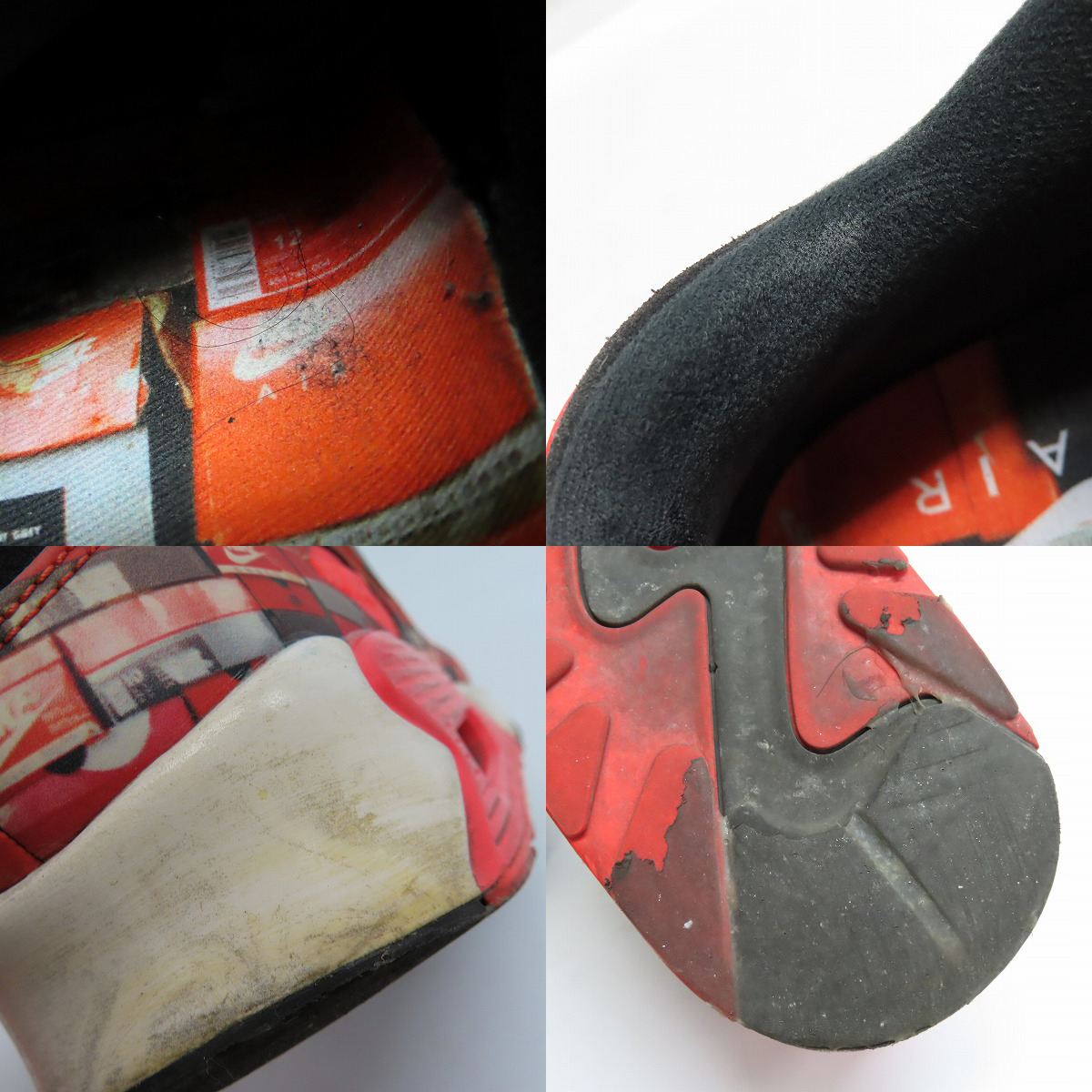 実際に弊社で買取させて頂いたNIKE×atmos/ナイキ×アトモス AIR MAX 90 PRNT WE LOVE NIKE AQ0926-001 28.0の画像 6枚目