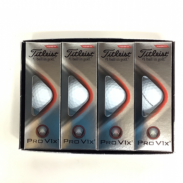 実際に弊社で買取させて頂いた(2)【未使用】Titleist/タイトリスト PRO V1x ゴルフボール 1ダース