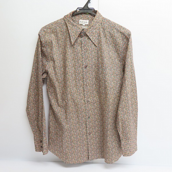 実際に弊社で買取させて頂いたPaul Smith LONDON/ポールスミスロンドン 総柄 シャツ/L
