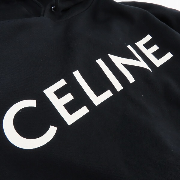 実際に弊社で買取させて頂いた【JPタグ】CELINE/セリーヌ 21SS  ロゴプリント ルーズスウェットシャツ パーカー/フーディ 2Y321052H/XLの画像 6枚目
