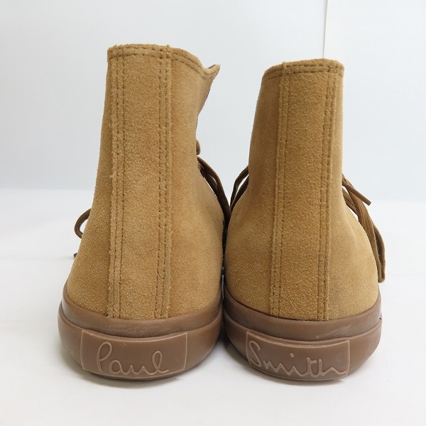実際に弊社で買取させて頂いたPaul Smith/ポールスミス レザー ハイカットスニーカー スエード /8の画像 1枚目