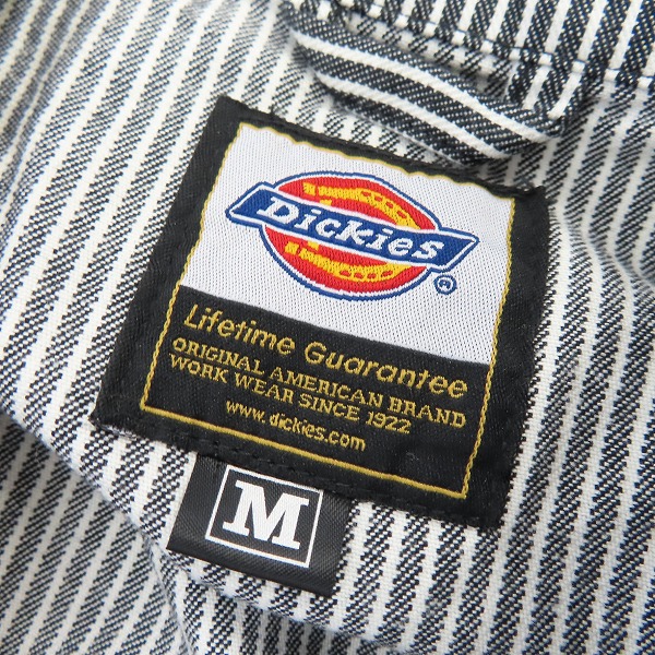 実際に弊社で買取させて頂いた【未使用】Dickies/ディッキーズ ストライプ つなぎ #801/Mの画像 2枚目
