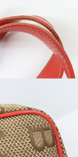 実際に弊社で買取させて頂いたBVLGARI/ブルガリ Grelel ロゴマニア ハンドバッグの画像 8枚目