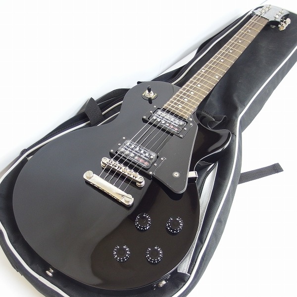 実際に弊社で買取させて頂いた★Epiphone/エピフォン Les Paul Studio Ebony/レスポール スタジオ エレキギター ギグケース付 
