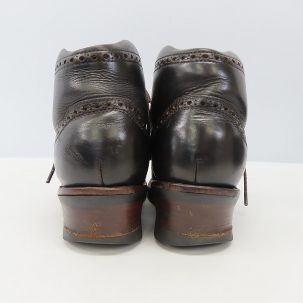 実際に弊社で買取させて頂いたTHE FLAT HEAD/フラットヘッド メダリオンレースアップブーツ  F-FB-002/8.5の画像 1枚目
