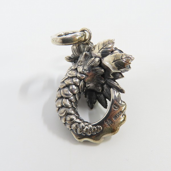 実際に弊社で買取させて頂いた【ギャラ付き】Bloody Mary/ブラッディマリー Lotus head/ロータスヘッド w/ロンドンブルートパーズ ペンダントの画像 2枚目