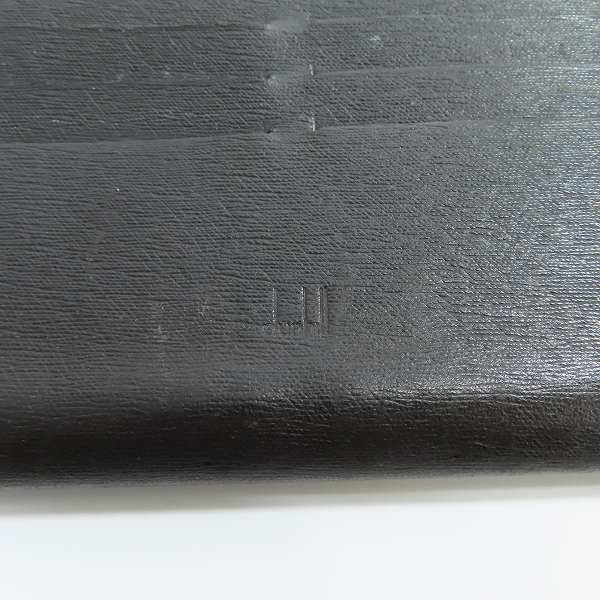 実際に弊社で買取させて頂いたdunhill/ダンヒル シルバー金具 二つ折り レザー 長財布 ウォレット の画像 7枚目