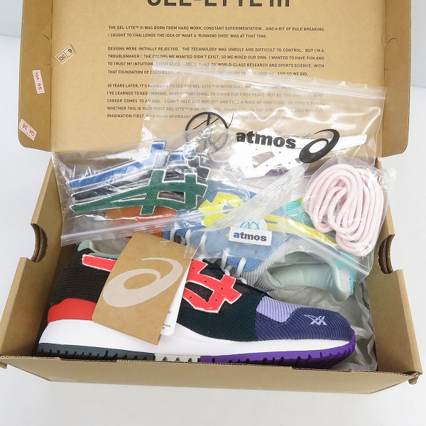 実際に弊社で買取させて頂いた【未使用】asics×atmos/アシックス×アトモス ゲルライト3 OG ショーン・ウェザースプーン 1203A019-000/24.0の画像 7枚目