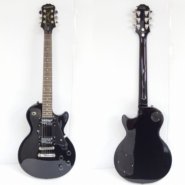 実際に弊社で買取させて頂いた★Epiphone/エピフォン Les Paul Studio Ebony/レスポール スタジオ エレキギター ギグケース付 の画像 1枚目