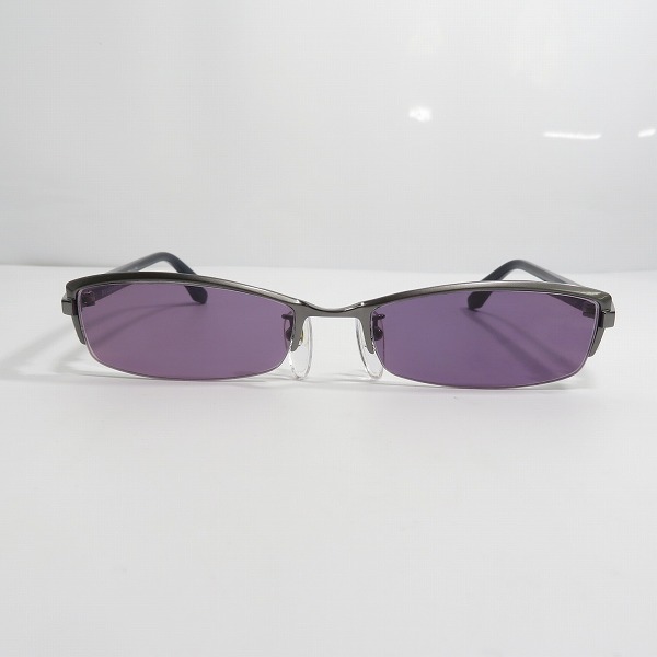 実際に弊社で買取させて頂いたBVLGARI/ブルガリ 度入り ハーフリム サングラスフレーム/アイウェア 2042Tの画像 1枚目