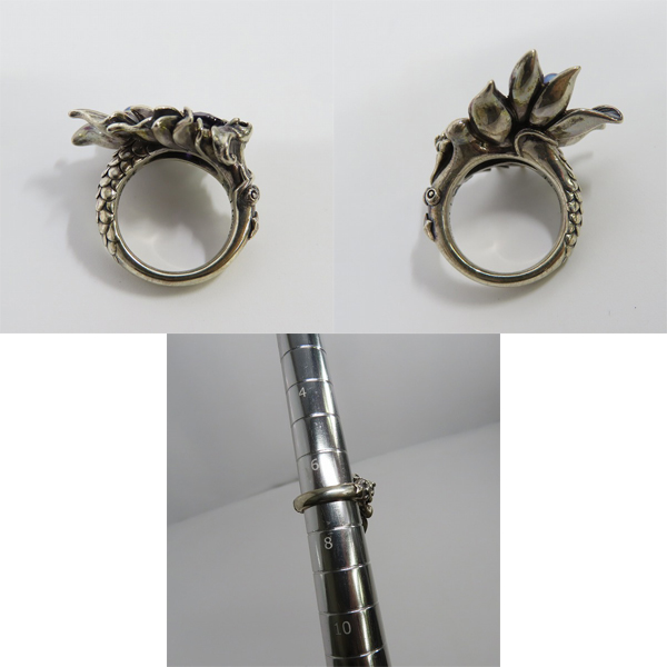 実際に弊社で買取させて頂いた【ギャラ付き】Bloody Mary/ブラッディマリー Luminescence Ring/ルミネセンス リング D0.01/7号の画像 7枚目