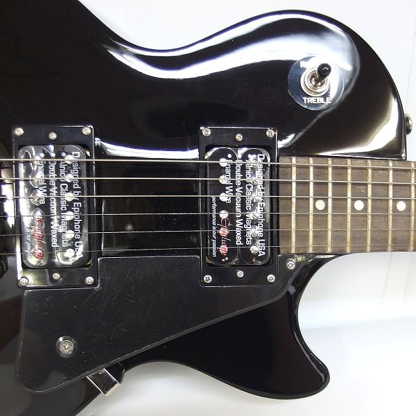 実際に弊社で買取させて頂いた★Epiphone/エピフォン Les Paul Studio Ebony/レスポール スタジオ エレキギター ギグケース付 の画像 4枚目