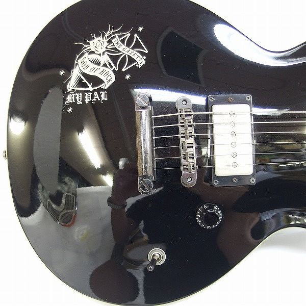 実際に弊社で買取させて頂いた★ESP/イーエスピー U-01 HELLION the GazettE 麗 シグネイチャーモデル エレキギター 2007年製 ハードケース付の画像 6枚目