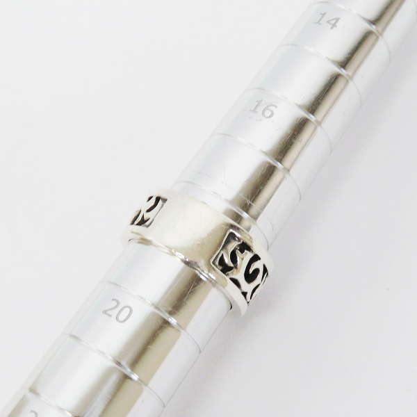 実際に弊社で買取させて頂いたBloodyMary/ブラッディマリー トライバルモチーフリング/19号の画像 7枚目