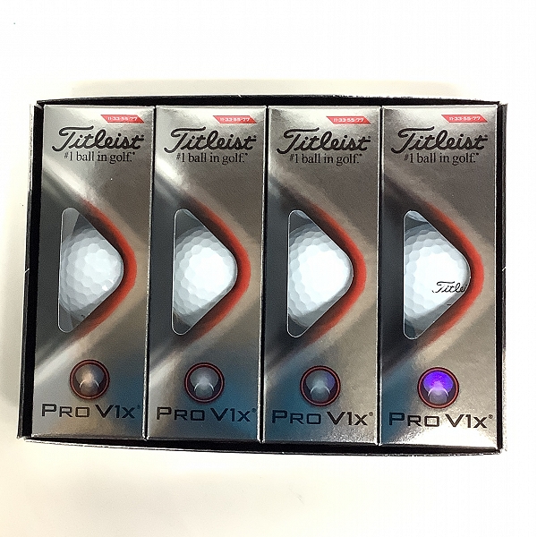 実際に弊社で買取させて頂いた(3)【未使用】Titleist/タイトリスト PRO V1x ゴルフボール 1ダース