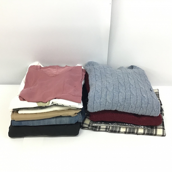 実際に弊社で買取させて頂いた【おまとめ品】ラルフローレン/ハレ/バーバリー他 セーター/Tシャツ/デニムパンツ等の画像 7枚目